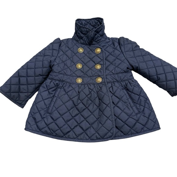 Ralph Lauren baby girl quilted jacket 12m